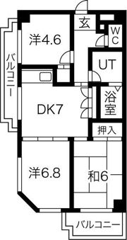 アスト鴻ノ巣の間取り画像