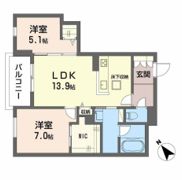vivace日明の間取り画像