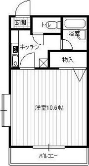 フィリー21B棟の間取り画像