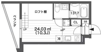 蔵奏明大前の間取り画像