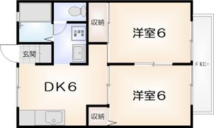 ハイツファミールの間取り画像