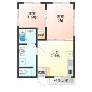 パレス横尾の間取り画像