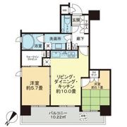 リシェ五反田スカイビューの間取り画像