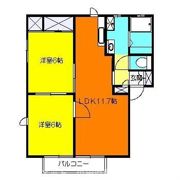 ルミエール蛍田Aの間取り画像