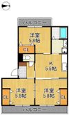 リバーサイドCoCoの間取り画像