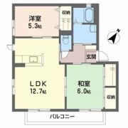バリュージュ井原 B棟の間取り画像