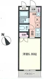 エアフォルク久里浜の間取り画像