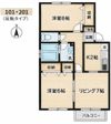 ドルフ清水の間取り画像
