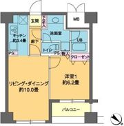 カスタリア茅場町の間取り画像