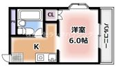 シャトー八坂の間取り画像