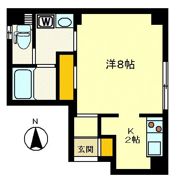 パルテール広尾の間取り画像