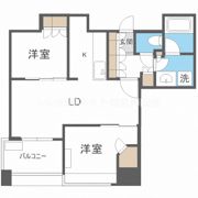 ウエリスタワー京町堀の間取り画像