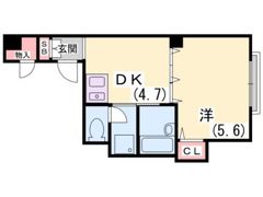 イースト西代の間取り画像