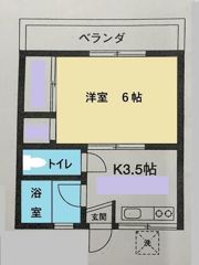 ハーベスト西船の間取り画像