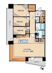 HARUMI FLAG PARK VILLAGE A棟の間取り画像