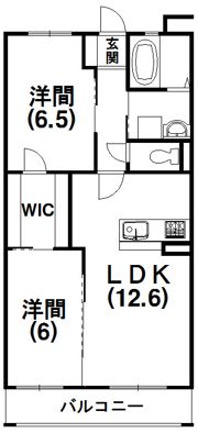 グランドール新貝の間取り画像
