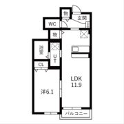 Calda famiglia A棟の間取り画像