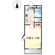 クラージュの間取り画像