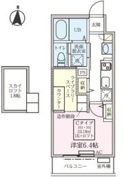 スカイルーチェ川口芝中田の間取り画像