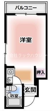 スクエアコート栄町の間取り画像