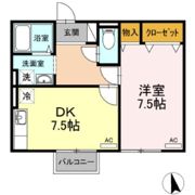 コーポ門脇2の間取り画像