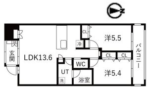 シティコート目黒3号棟の間取り画像