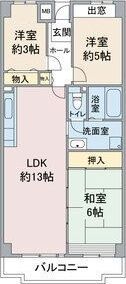 アーバンドエル杁中の間取り画像
