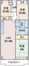 アーバンドエル杁中の間取り画像