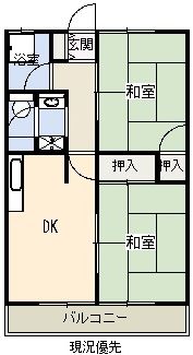ハイツ井村の間取り画像