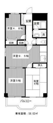 大森ハイツの間取り画像