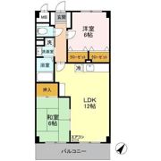 グランデ朝日の間取り画像
