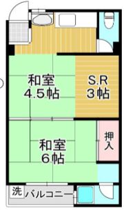 嶋川マンションの間取り画像