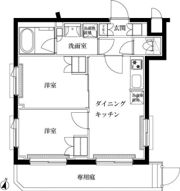 ルーブル蓮根弐番館の間取り画像