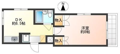府中ロイヤルマンションの間取り画像