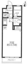レジディア笹塚の間取り画像