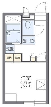 レオパレスパル百田の間取り画像