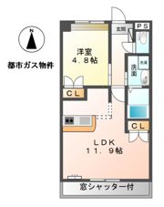 フィオーレ デ ローザの間取り画像