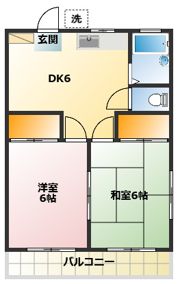 ホワイトベルハイムの間取り画像