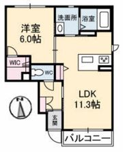 Flora（フローラ）A棟の間取り画像