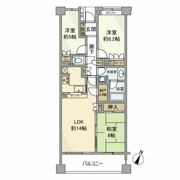 上大岡パーク・ホームズ弐番館の間取り画像