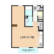 フルールB棟の間取り画像