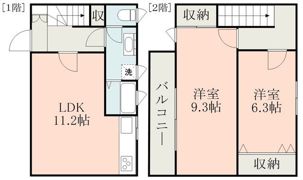 アレグリアハイムA-の間取り画像