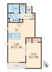 ミューク昭島の間取り画像