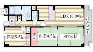 オルテンシアKOBEの間取り画像