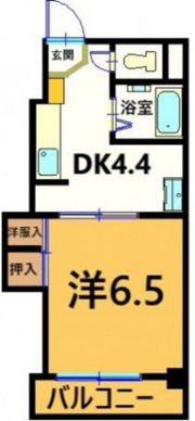 ハイムサンシルクの間取り画像