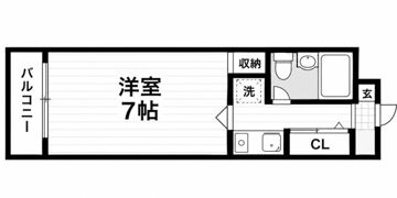 メゾンド六甲パート3の間取り画像