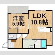 苫小牧市北栄5丁目新築APの間取り画像