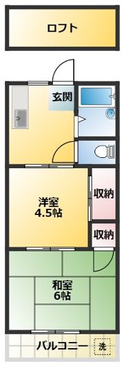 清和ハイツの間取り画像