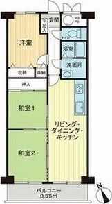 ライオンズマンション八事ガーデン壱番館の間取り画像