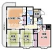楽友コーポ3号館の間取り画像